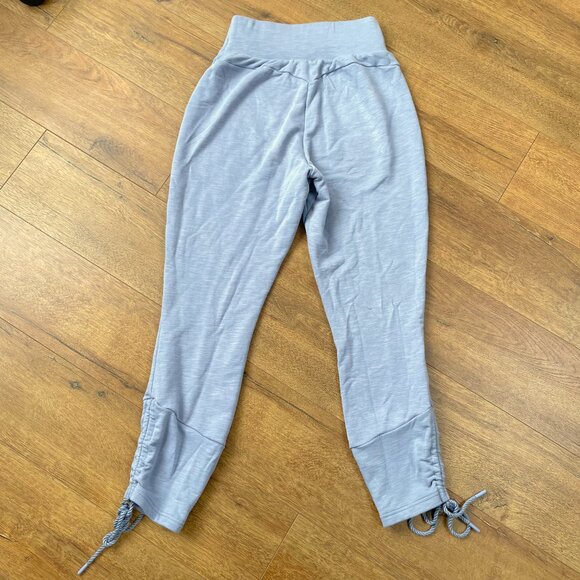 Gymshark Jogger Pants Womens S Blue High Waist Ruched Ankle Slim Fit Athleisure - Picture 4 of 8